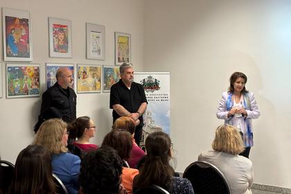 PRÄSENTATION DES FILMS „DER RITTER DES LACHENS“ ANLÄSSLICH DES 100. GEBURTSTAGS VON GEORGI  PARTSALEV 